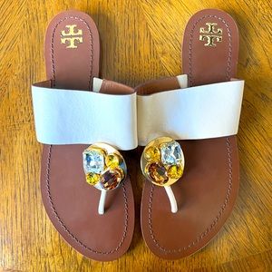 Tory Burch Jeweled Sandals